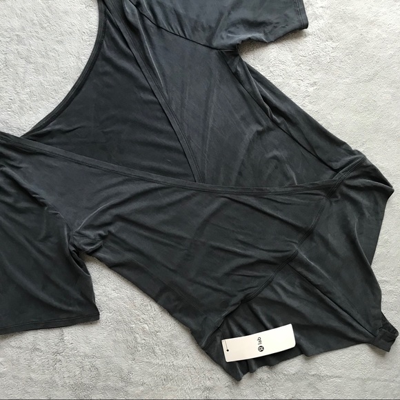 lululemon athletica Tops - NWT Lululemon Lab Restore Bodysuit Melanite 12